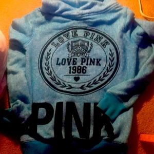 VS PINK Hoodie zip up x small